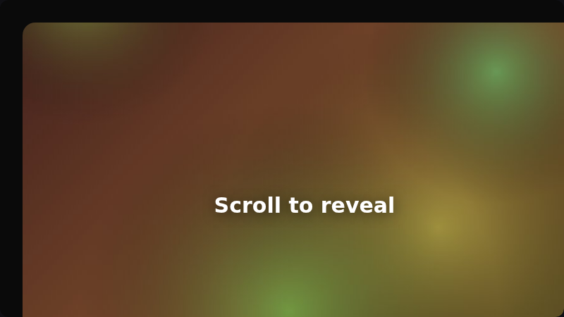 Scroll Reveal